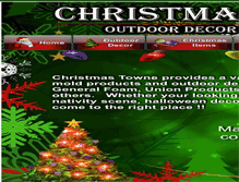 Tablet Screenshot of christmastowne.net